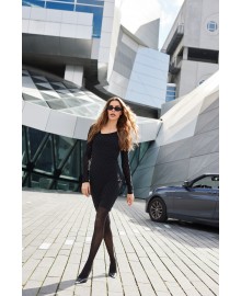 HYPEtheDetail Tight 30 Den 3D  - Sort microfiber strømpebuks 16300 Black