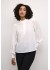 Kaffe KAdorit Blouse - Offwhite skjorte med flæse 10509100 Chalk