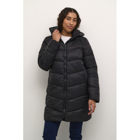 Kaffe KAsusanne Coat - Sort overtøjs jakke 10508810 Black Deep