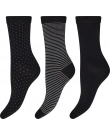 Decoy Ankle Sock Cotten - 3 pack ankel strømper i bomuld 20226