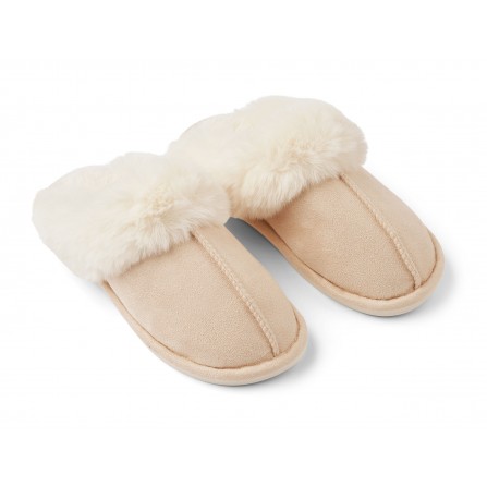 Missya Fluffy slippers -Sandfarvet sutsko 13550 Cloud Light