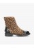 Shoedesign Copenhagen DAHLIA SPA - Leopard støvle med lak detalje 64039118 Suede-patent Leopard