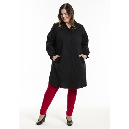 Gozzip GHoma Tunic - Sort tunika med sten G246038 Black