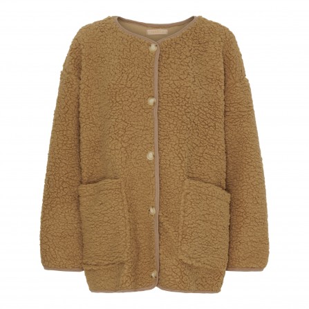 MARTA MdcLucile Jacket - Brun teddy jakke 23919 Fango