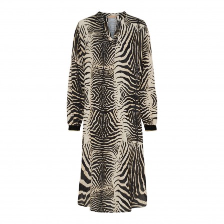 MARTA MdcValerie Dress - Kjole i zebraprint  32157 Nero Zebra