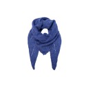 Black Colour BCDELL KNITTED MINI SCARF - Blåt strikket tørklæde 208327 Navy Denim