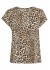 Fransa FRSEEN TEE 1 - Leopard printet t-shirt 20610634 Silver Mink Art