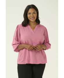 Kaffe Curve KCanya Blouse - Rosa bluse 10583226 Mesa Rose