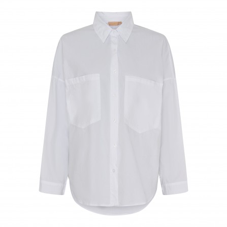 MARTA MdcCecile Shirt - Hvid skjorte 85530- White