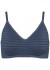 Missya Lucia Bra Top Stripe - Blå seamless top 13073 Navy