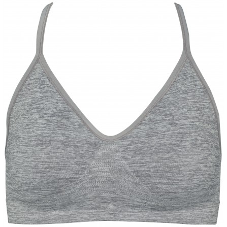 Missya Lucia Bra Top Melange - Grå seamless top 12401 Light Grey Melange