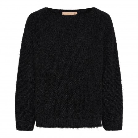 MARTA Mdc Anouk Knit - Sort strik 8038 Black