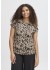 Fransa FRSEEN TEE 1 - Beige/sort printet t-shirt 20610634 Brindle AOP