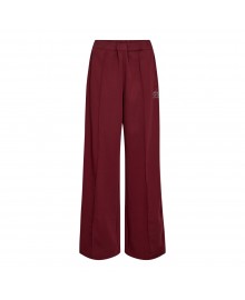 Co' Couture Amina CC Crease Pant - Bordeaux buks med hvide striber 31460 Burgundy