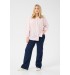 Kaffe Curve KCrory Shirt - Lyselilla bomulds skjorte 10582891 Lilac Snow