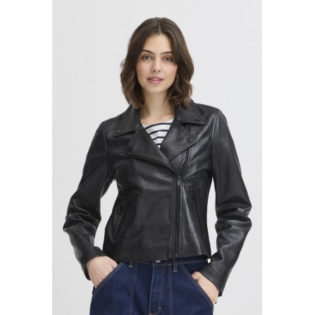 Fransa FRRAVA JA 1 - Sort skindjakke 20614864 Black