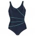 Wiki Swimsuit Daniella Classic - Blå/Turkis badedragt W9514 Navy/Aqua