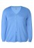 Zhenzi Kogle 410-Cardigan L/S - Lyseblå cardigan 200617 Cornflower Blue