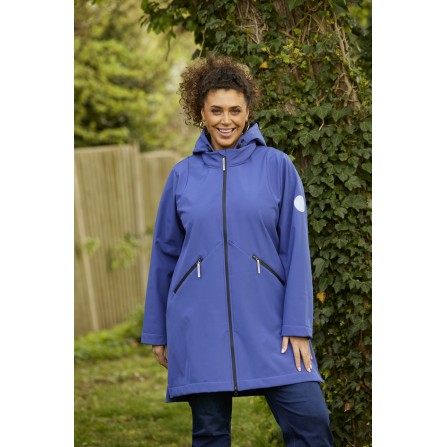 Zhenzi Floe 687 Jacket - Blå softshell jakke 200687 Blue dusk