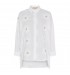 MARTA MdcMarthe Shirt - Hvid skjorte med beige blomster 6885 White