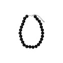 Black Colour BCCELINA NECKLACE - Sort perlekæde 4427 Black