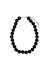 Black Colour BCCELINA NECKLACE - Sort perlekæde 4427 Black