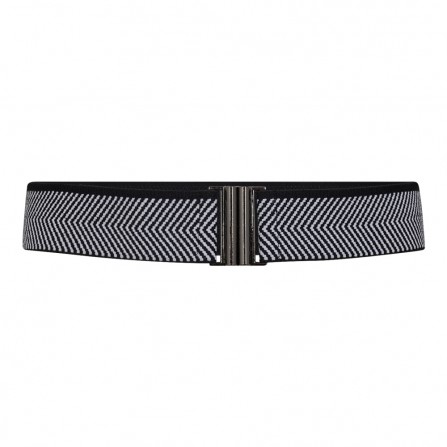 Co'Couture ZigzCC Elastic  Belt - Sort elastik bælte 39037 Black