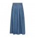 Co'couture AnyaCC Denim Pleat Skirt - Denim nederdel 34181 Denim Blue