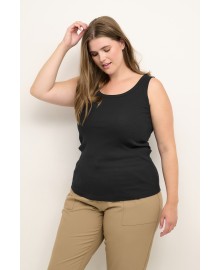 Kaffe Curve KCcarina Tank Top - Sort top 10581396 Black Deep