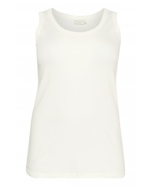 Kaffe Curve KCcarina Tank Top - Hvid top 10581396 Chalk