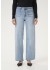 Kaffe KAkarla HW Wide Jeans - Jeans 10507619 Light Blue Washed