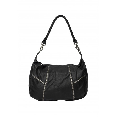 RE:DESIGNED Loni Big - Sort taske med nitter 6412 Black