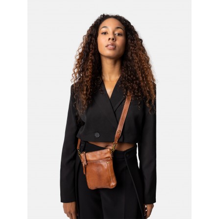 RE:DESIGNED Jara Small - Brun skind taske 6430 Walnut