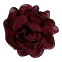 Pico Rose Claw - Bordeaux hårklemme med blomst CL44 Wine