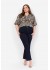Wasabi WA-SELMA 2 - Mørkeblå Jeans W10458 Blue Black Denim