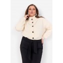 Wasabi WA-SABINA 35 - Offwhite cardigan med knapper W20303 Cream