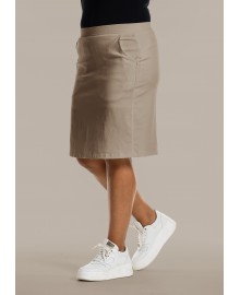 Sandgaard Copenhagen Bengaline skirt - Sandfarvet bengalin nederdel SG145 Sand