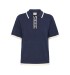 Fransa FRCONTRAST PU 1 - Marine strikket polo 20616244 Navy Blazer
