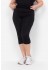 Wasabi WA-STELLA 19 - Sort capri leggings W20114 Black