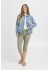 Pulz PZROSITA HW Capri - Grønne capri bukser 50208876 Vetiver