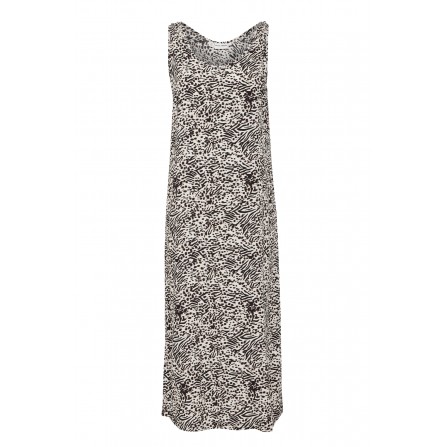Pulz PZNELLY Dress Long - Lang kjole små leopard print 50204295 Small Animal Print