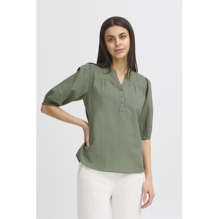 Fransa FRMADDIE BL 2 - Grøn bluse 20613742 Agave Green