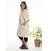 Gozzip GDinne - Sandfarvet tunika med blomster G253048 Flower Print