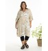 Gozzip GDinne - Sandfarvet tunika med blomster G253048 Flower Print