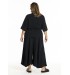 Gozzip GKatarina Shirt Jacket - Sort jakke med hvide striber G253030 Black stripe