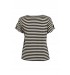 Sandgaard Amsterdam T-shirt - Striped Black/Offwhite stribet T-shirt SG103 Striped Black/Offwhite