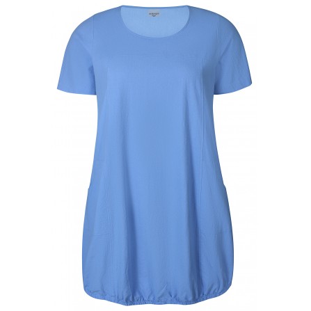 Zhenzi Amin 105-Dress S/S - Lyseblå bomuldskjole 200666 Cornflower Blue