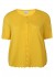 Zhenzi Alena 706-Cardigan 2/4 - Gul kortærmet cardigan 200706 Daffodil Yellow