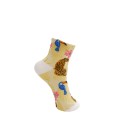 Black Colour BCELKE ANIMAL SOCK - Strømpe med dyreprint 4345 Beige