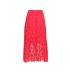 Black Colour BCFREYA Cut Out Lace Skirt - Rød blonde nederdel 40717 Red